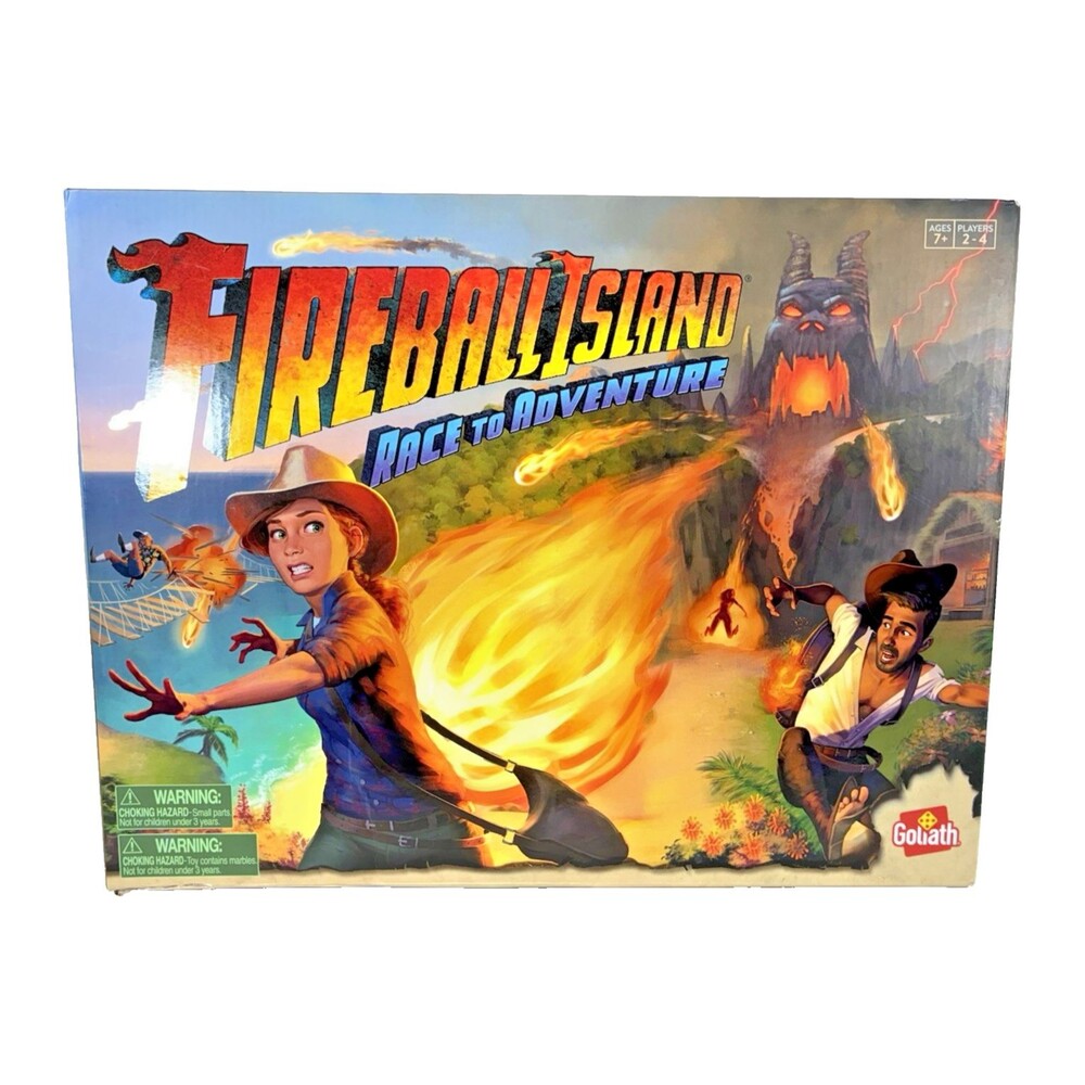 Goliath Fireball Island Race to Adventure 2021 Goliath Board Game Complete